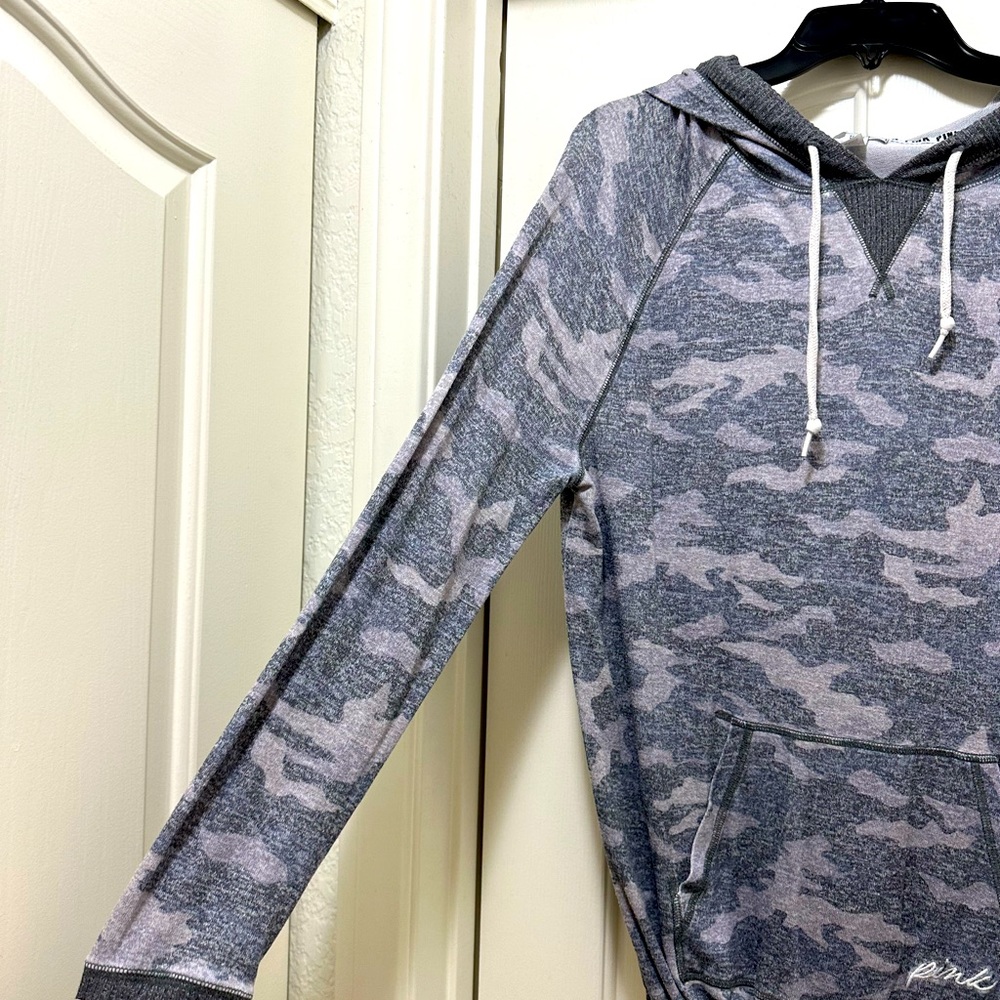PINK size small camo hoodie
